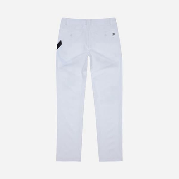 Pantalones Fila Hombre Blancas - Golf Stretch - España 732051HNV